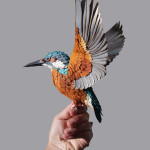 Life-Like Paper Sculpted Birds by Diana Beltran Herrera