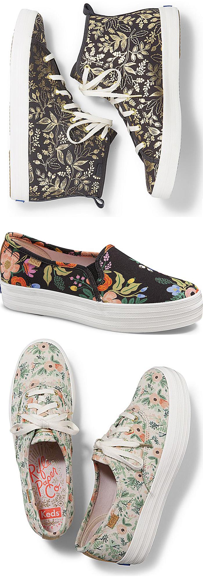 Rifle Paper Keds Shoes