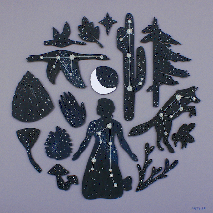 Molly Costello cut paper