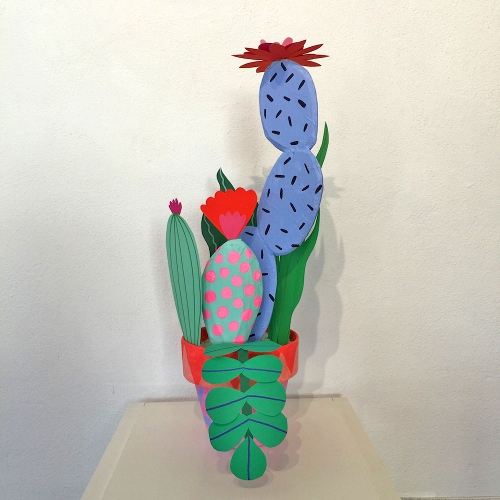 Kim Sielbeck paper cacti