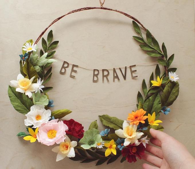 Grace Chin empowering floral wreaths