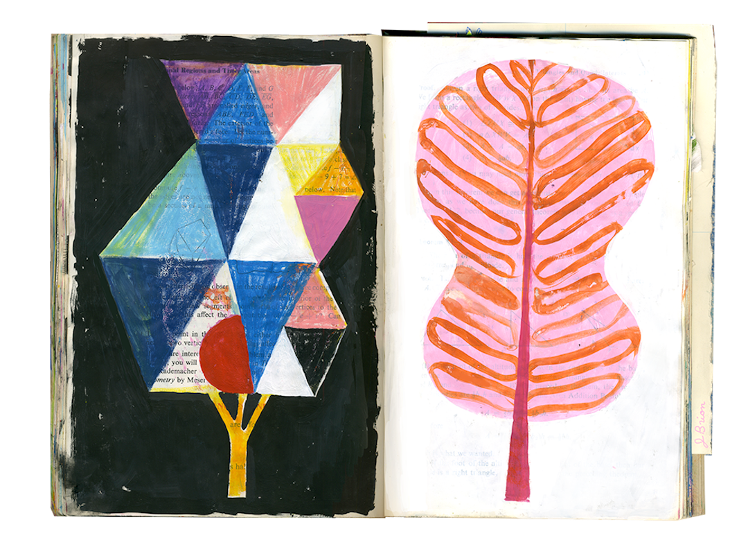 Illustrated sketchbook of Julianna Brion