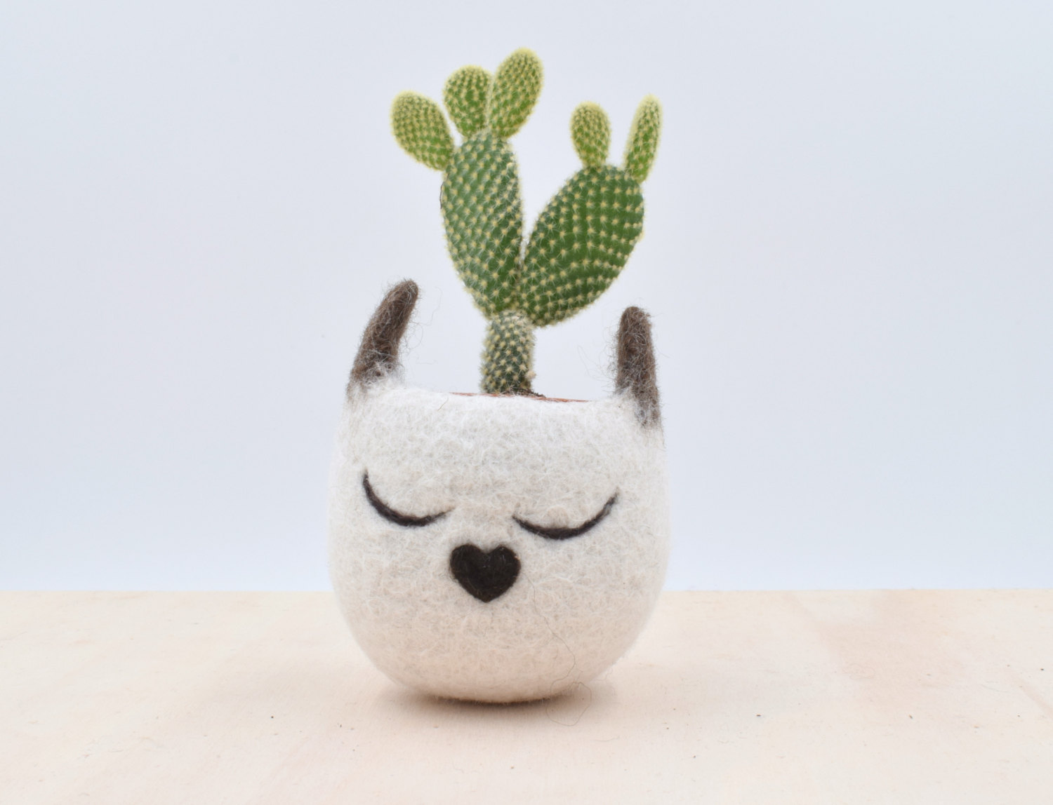 The Yarn Kitchen felted animal planters