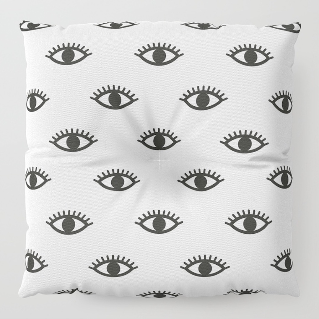 comfy floor pillows from Society6