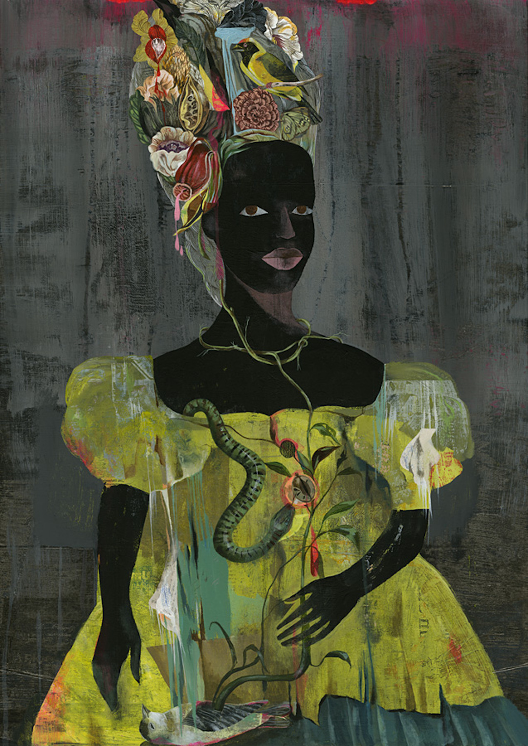 Olaf Hajek's Illustrations Reimagine Marie Antoinette as Black