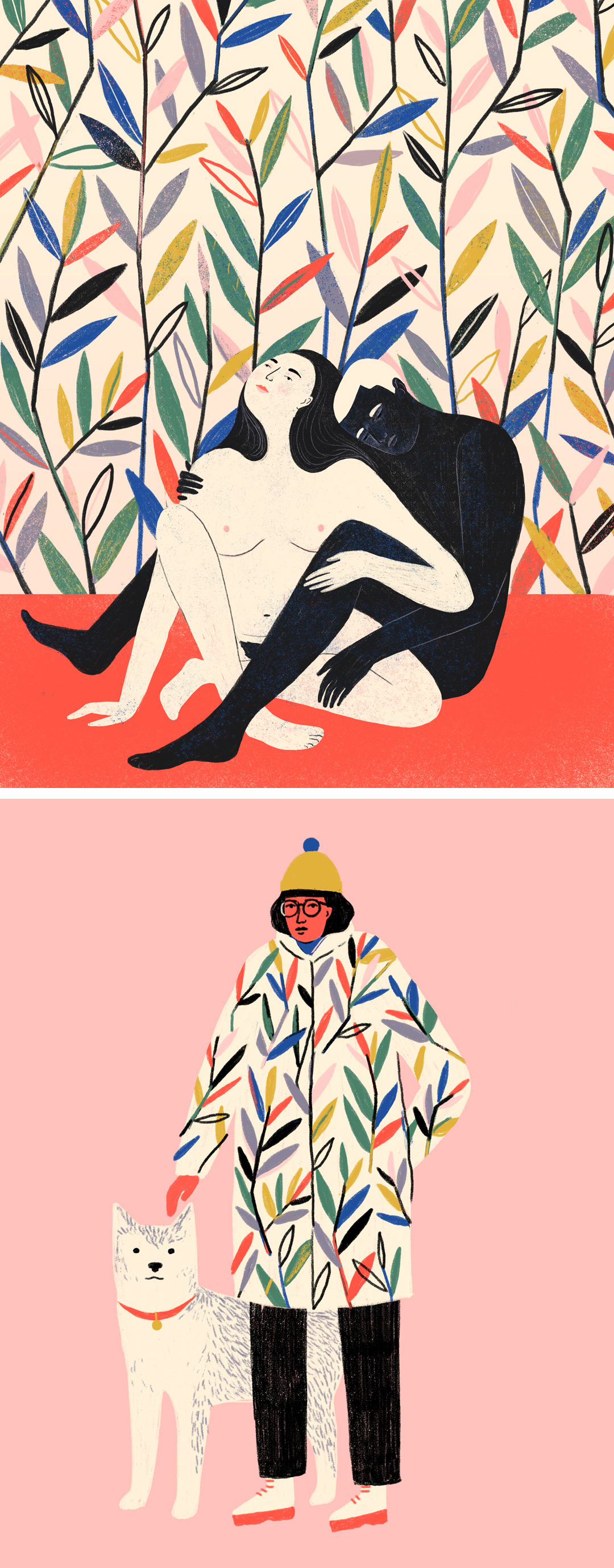 Digital Illustration by Abbey Lossing and the Benefits of Tidying Up