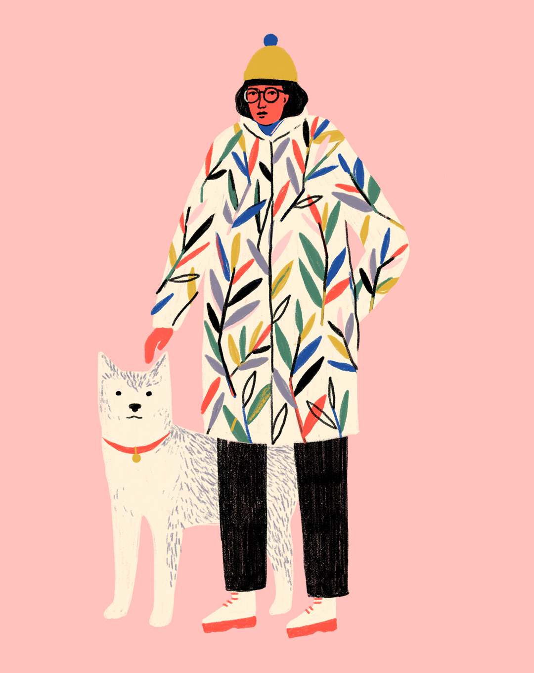 Digital Illustration by Abbey Lossing and the Benefits of Tidying Up