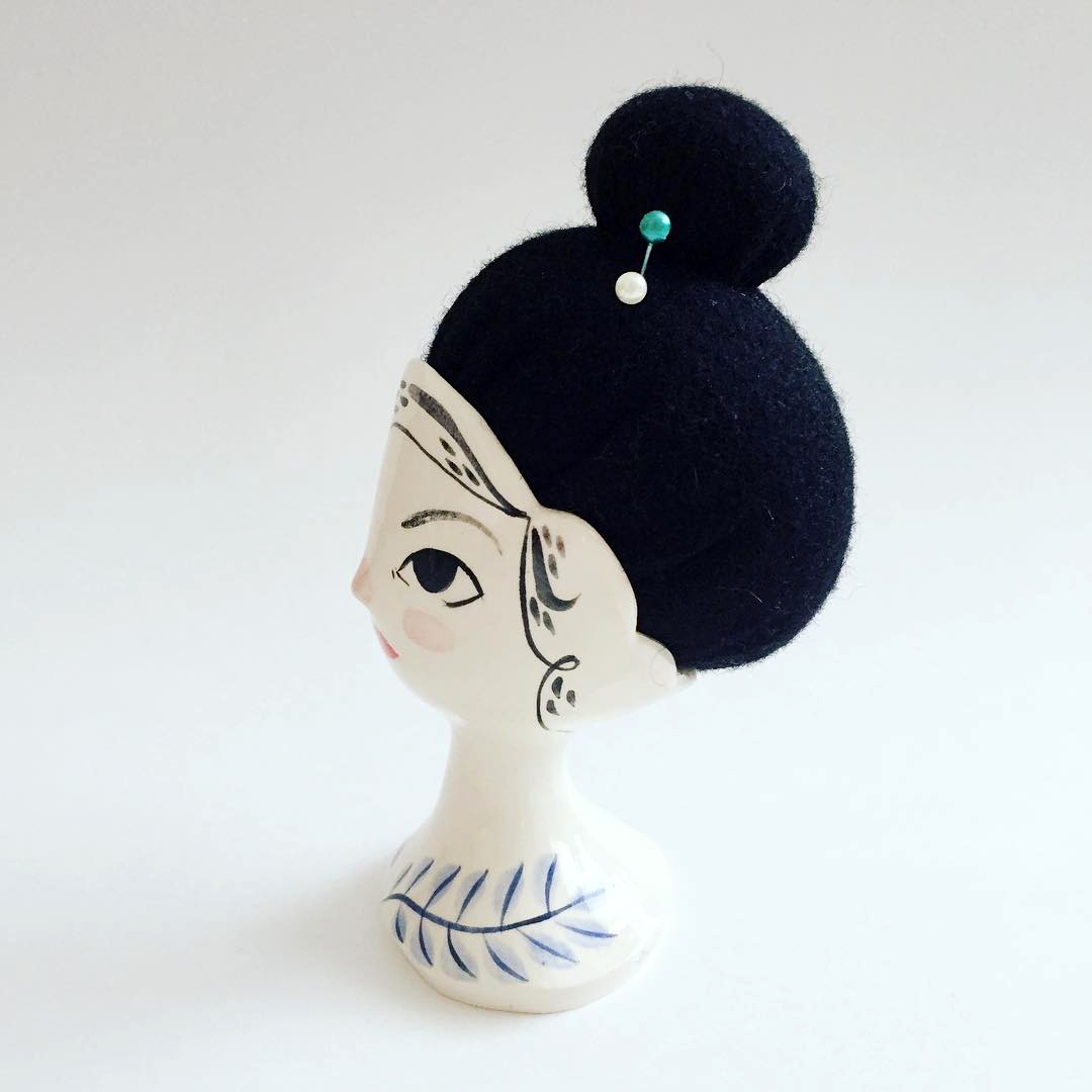 Bespoke pin cushions by Erin Paisely