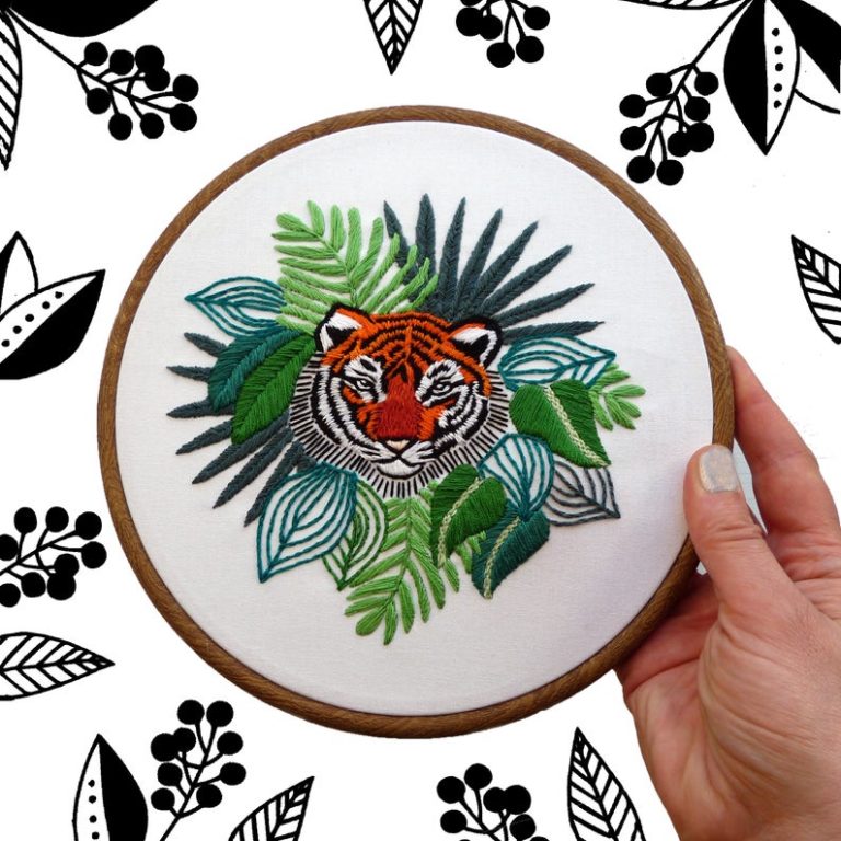 free modern hand embroidery patterns