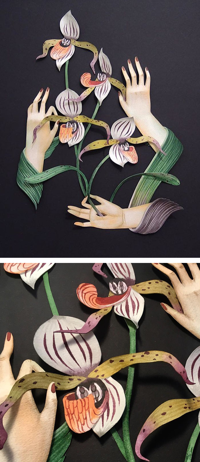 Paper art by Andrea Wan