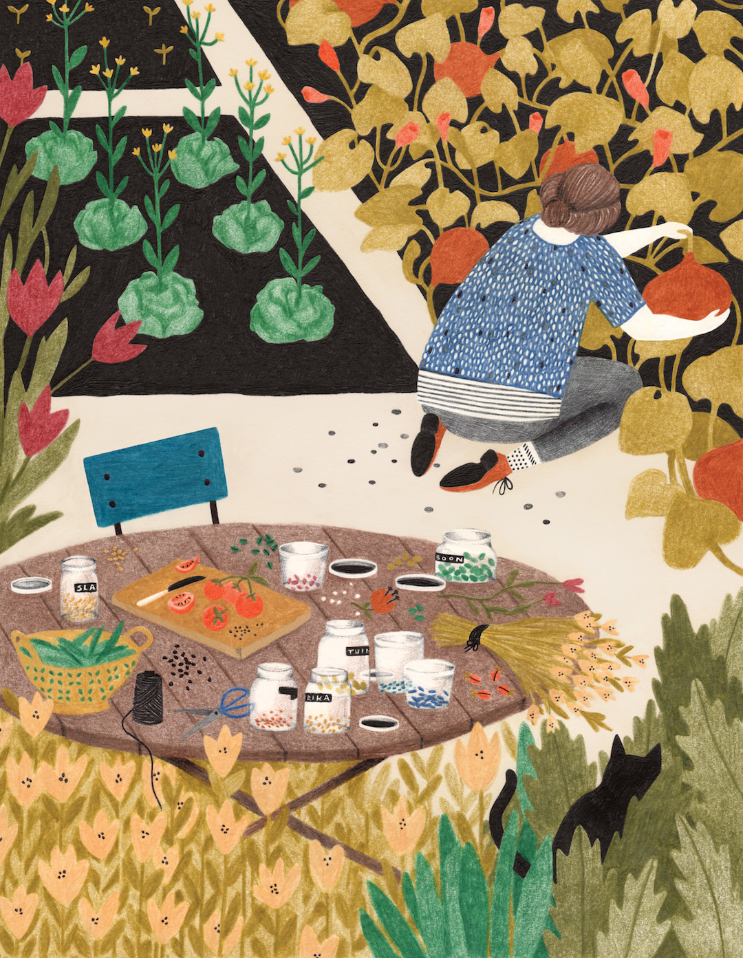 Illustration work by Lieke van der Vorst 