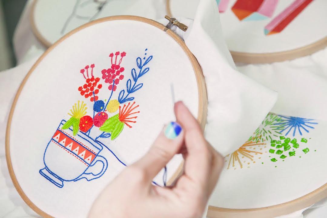 Embroidery pattern by Senorita Lylo