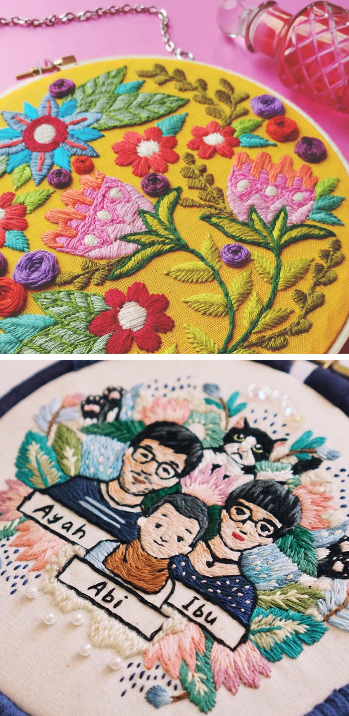 Embroidery art // hoop art // hand embroidery