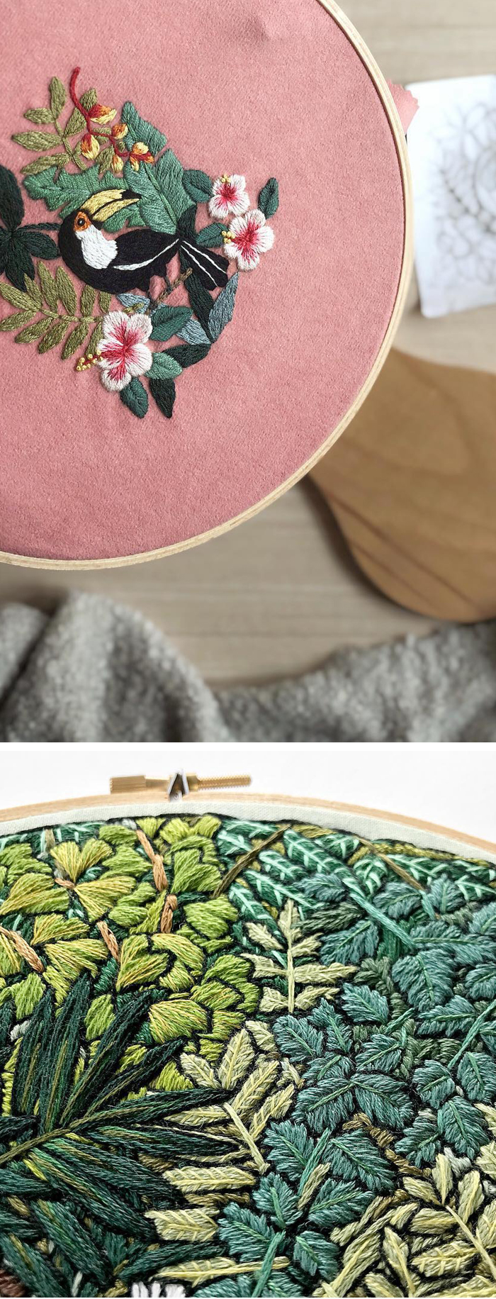 Embroidery art // hoop art // hand embroidery