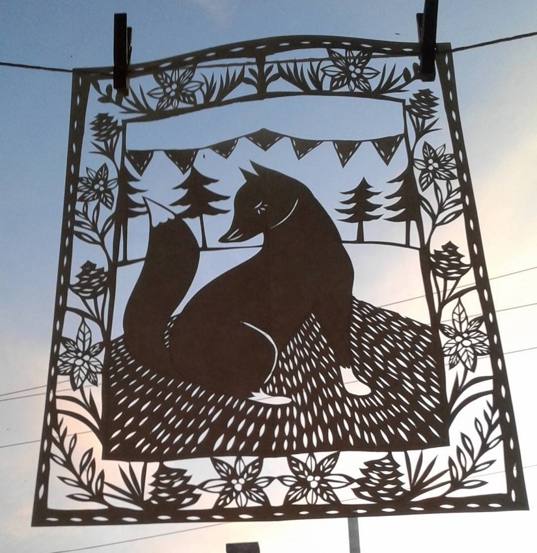 Cut paper art by Annie Howe