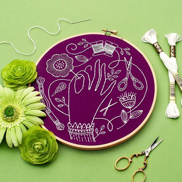 44 Downloadable Embroidery Patterns for Galentine's Day Gifts