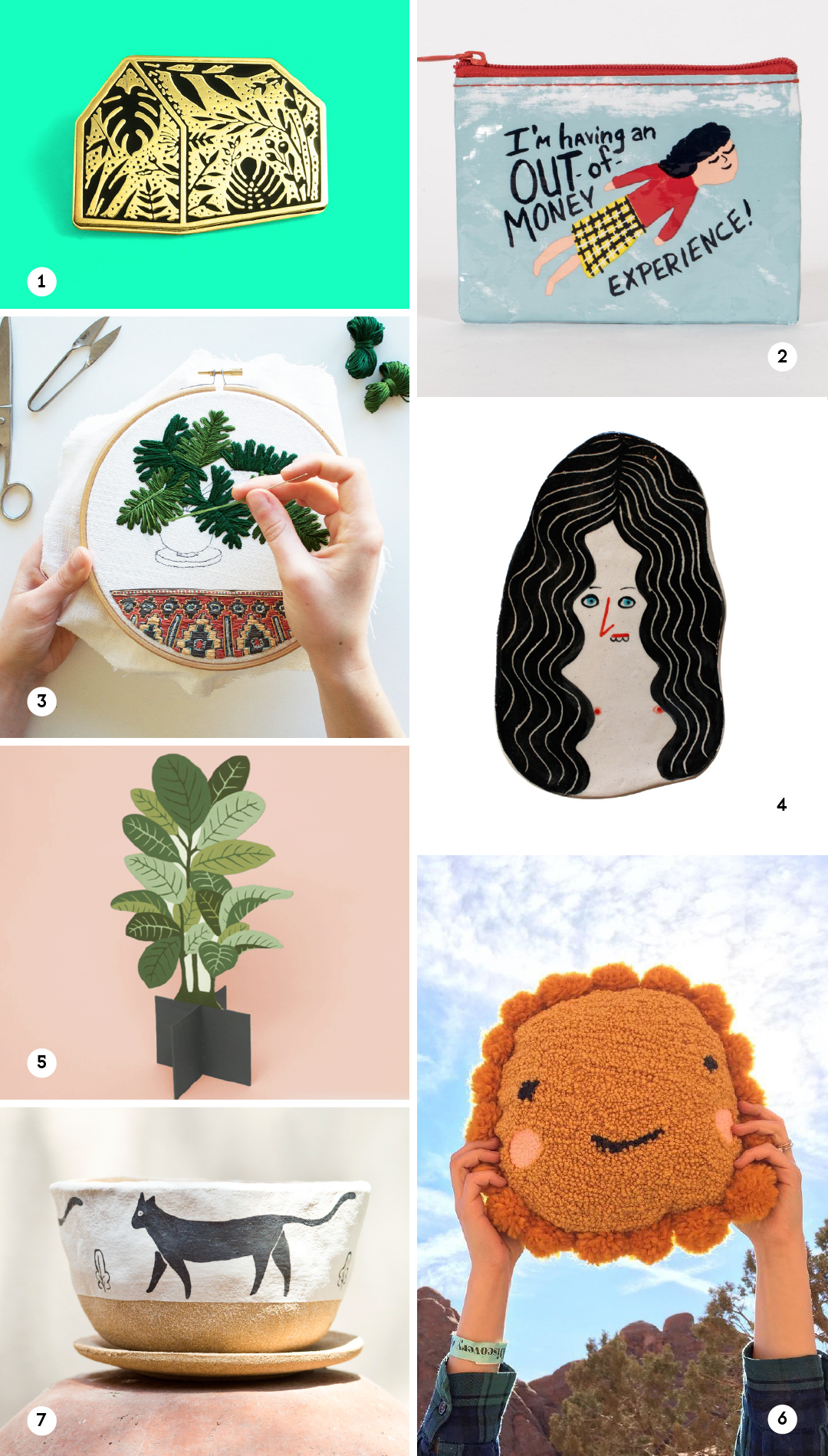 The best in creative products, from paper plants to embroidery patterns