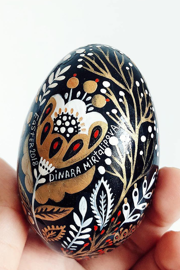 Illustrated egg art