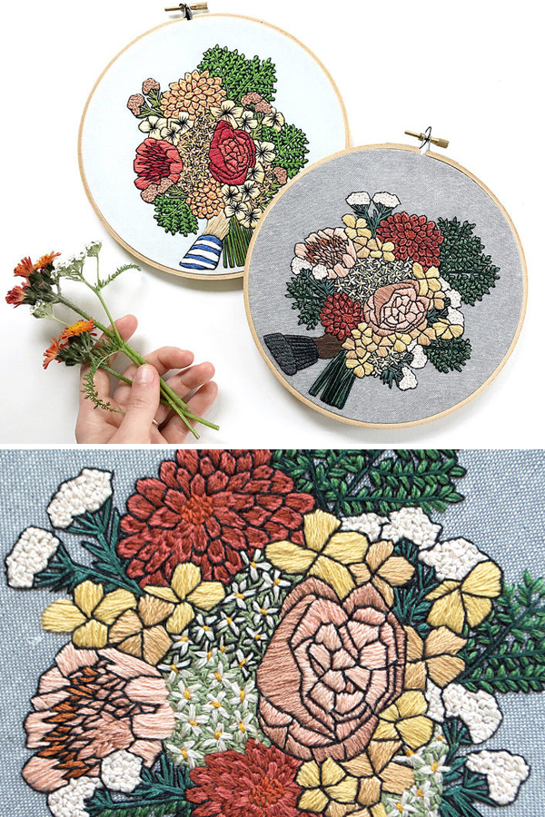 Embroidery pattern by Sarah K. Benning