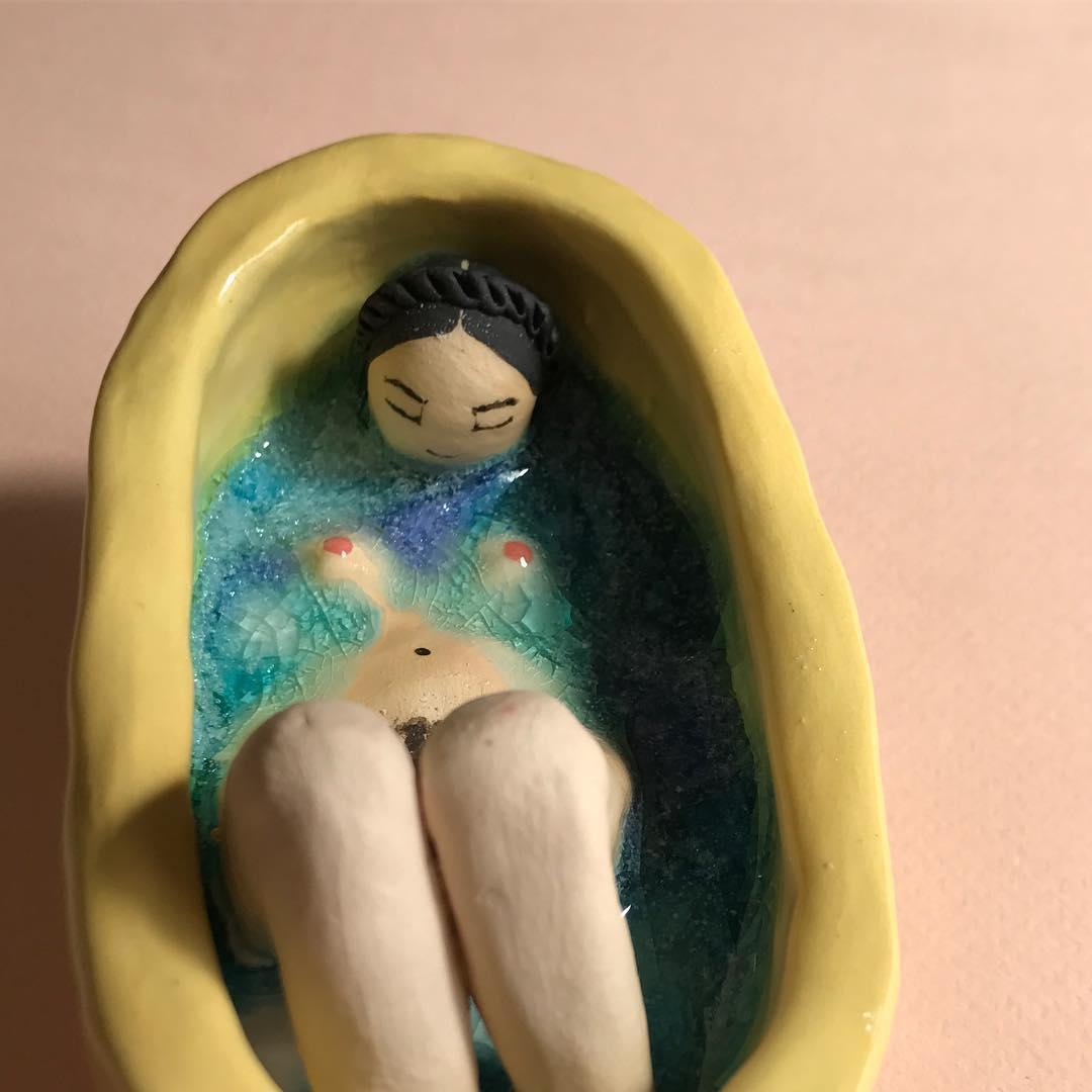 Ceramic art by Julia Ballenger