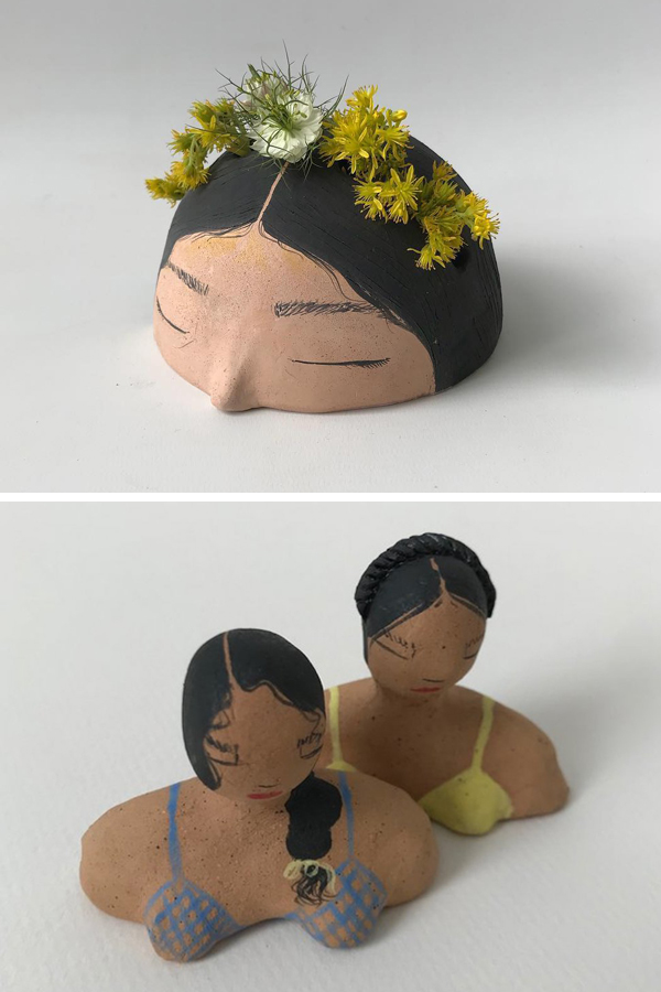 Ceramic art by Julia Ballenger