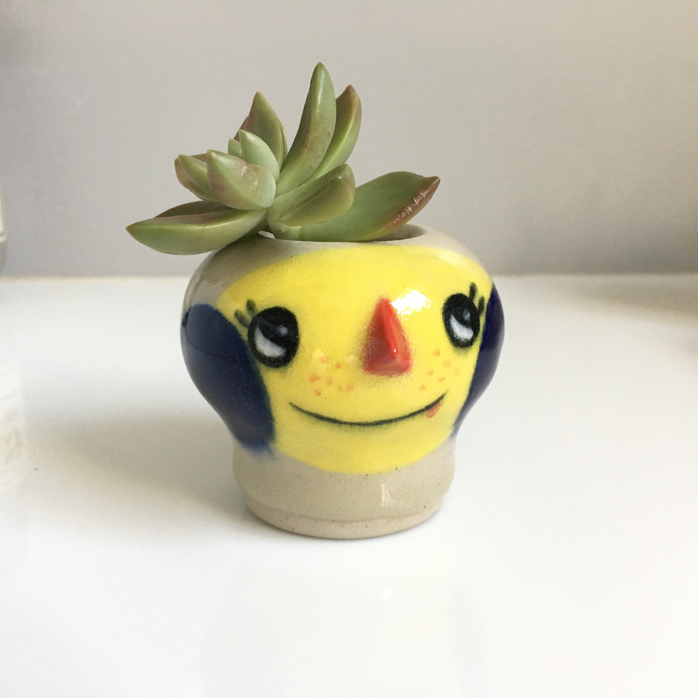 Ceramic planter by Lilchotchke