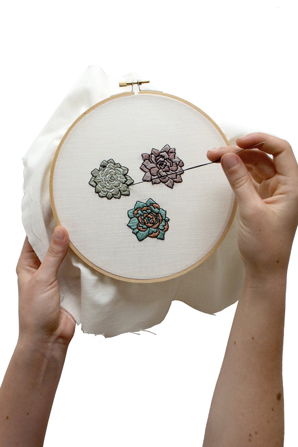 Hand embroidery pattern by Sarah K. Benning