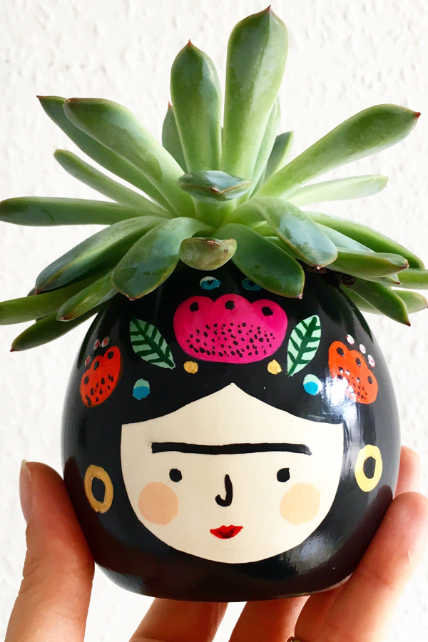 Frida Kahlo planter