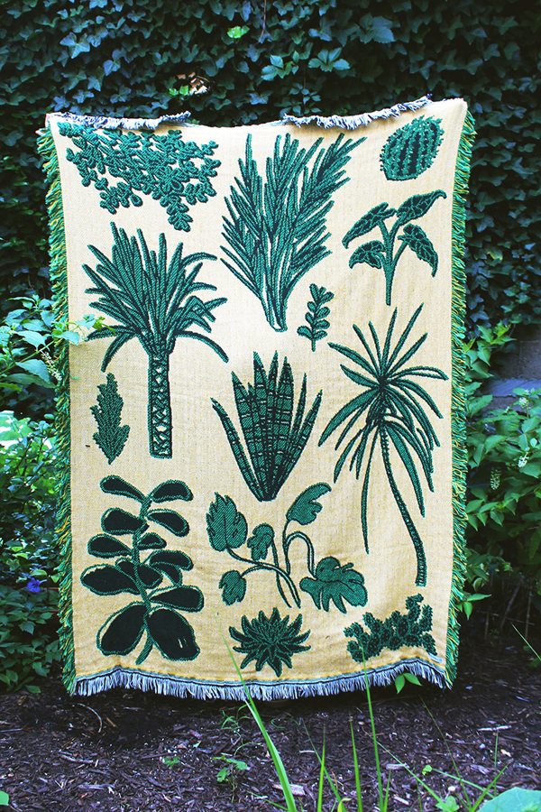 Plants! Throw blanket by Calhoun & Co.