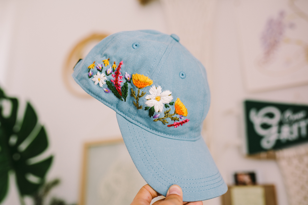 embroidered hats