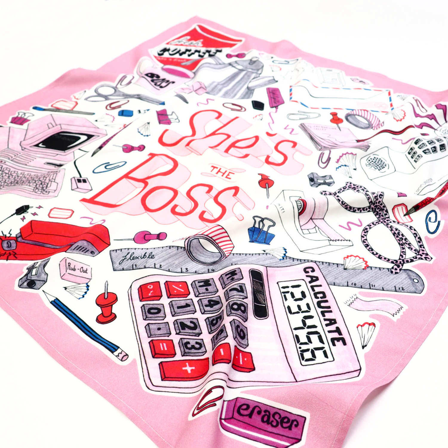 "She's the Boss" Scarf by Jacqueline Colley