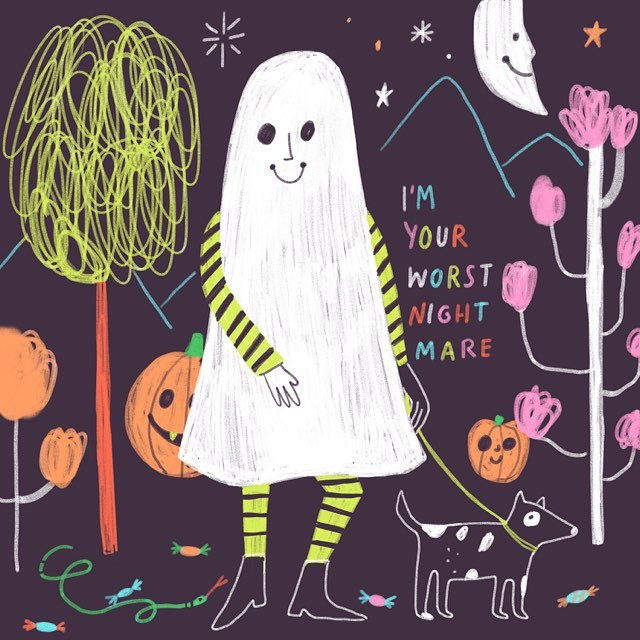 Halloween illustration by Jordan Sondler