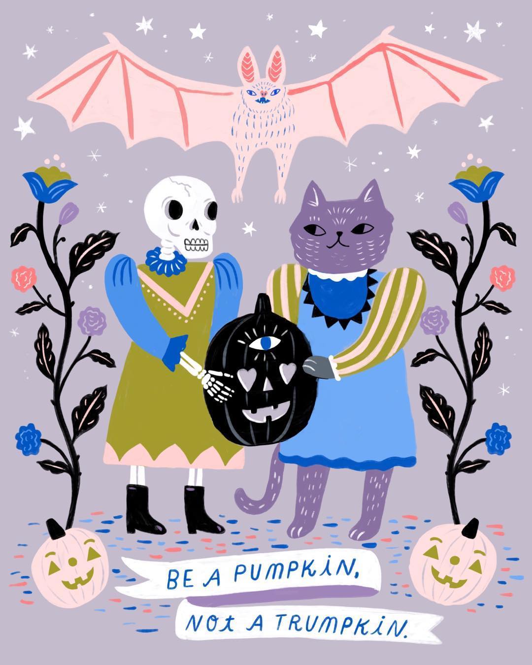 Halloween illustration by Sarah Walsh