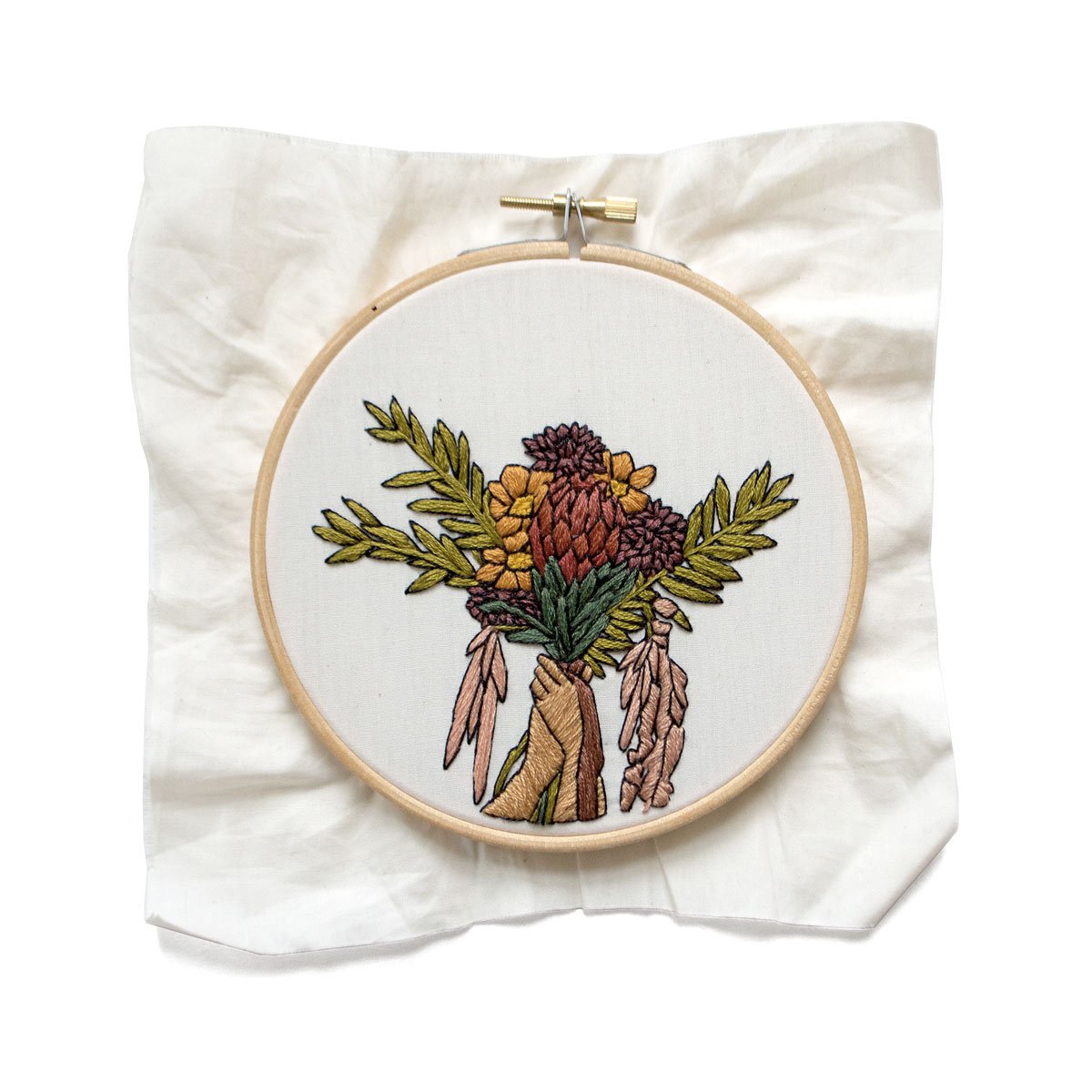 Hand embroidery pattern by Sarah K. Benning