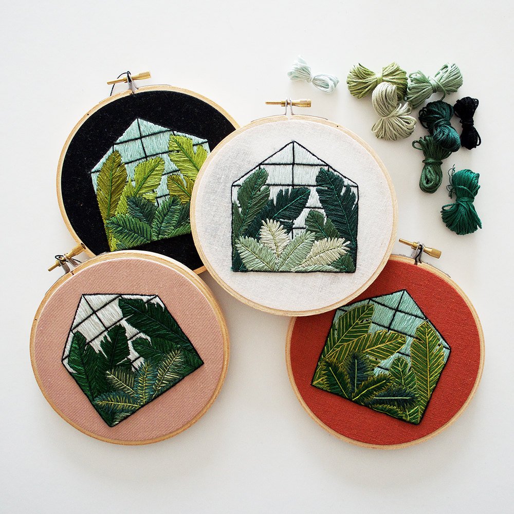 Hand embroidery pattern by Sarah K. Benning