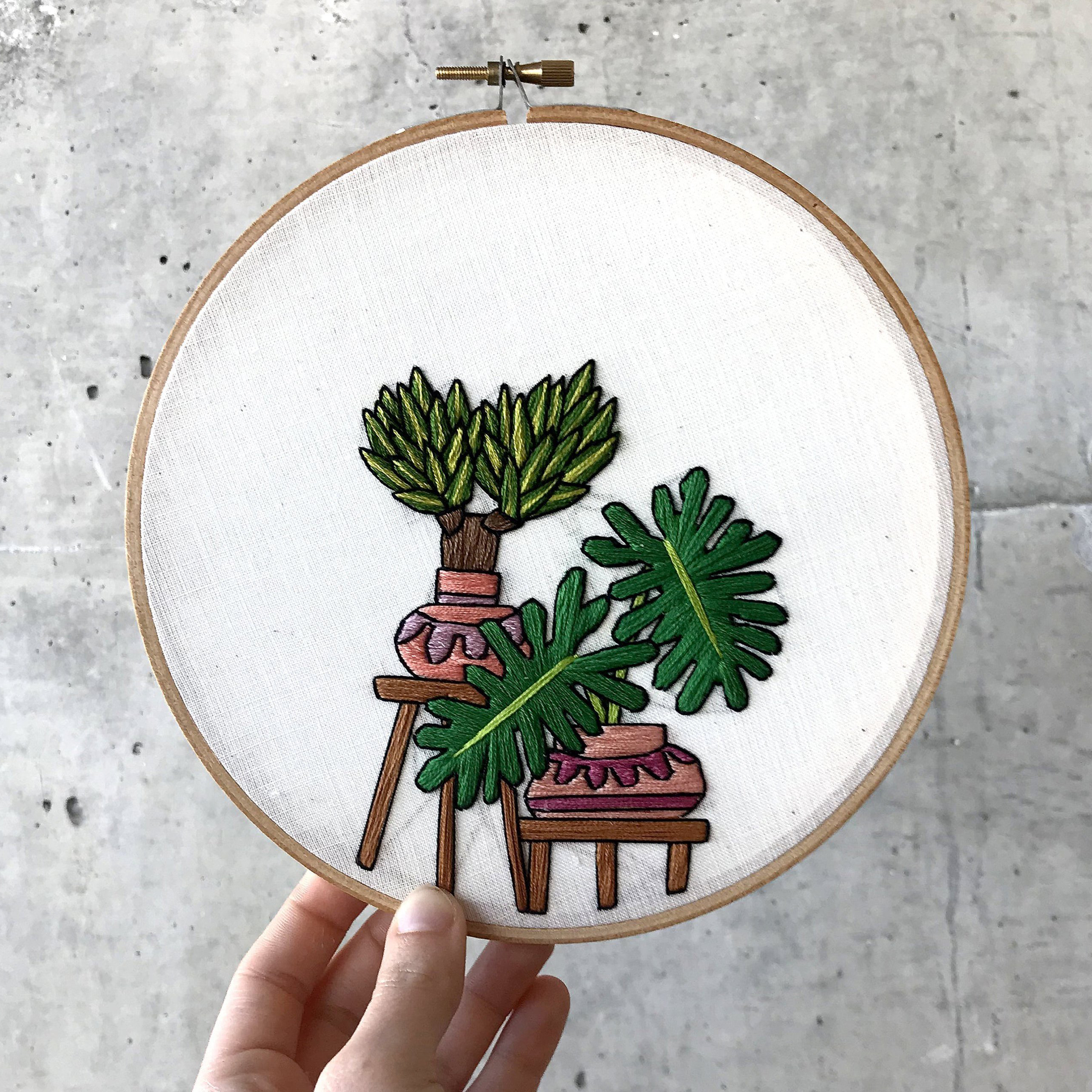 Hand embroidery pattern by Sarah K. Benning