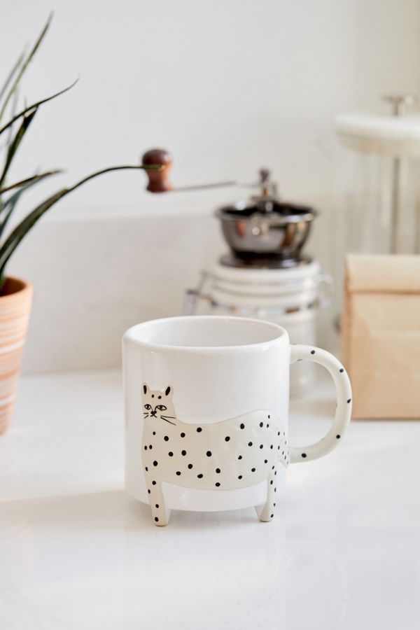 Snow leopard mug