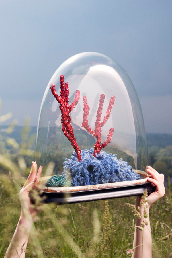 Coral sculpture by Aude Bourgine