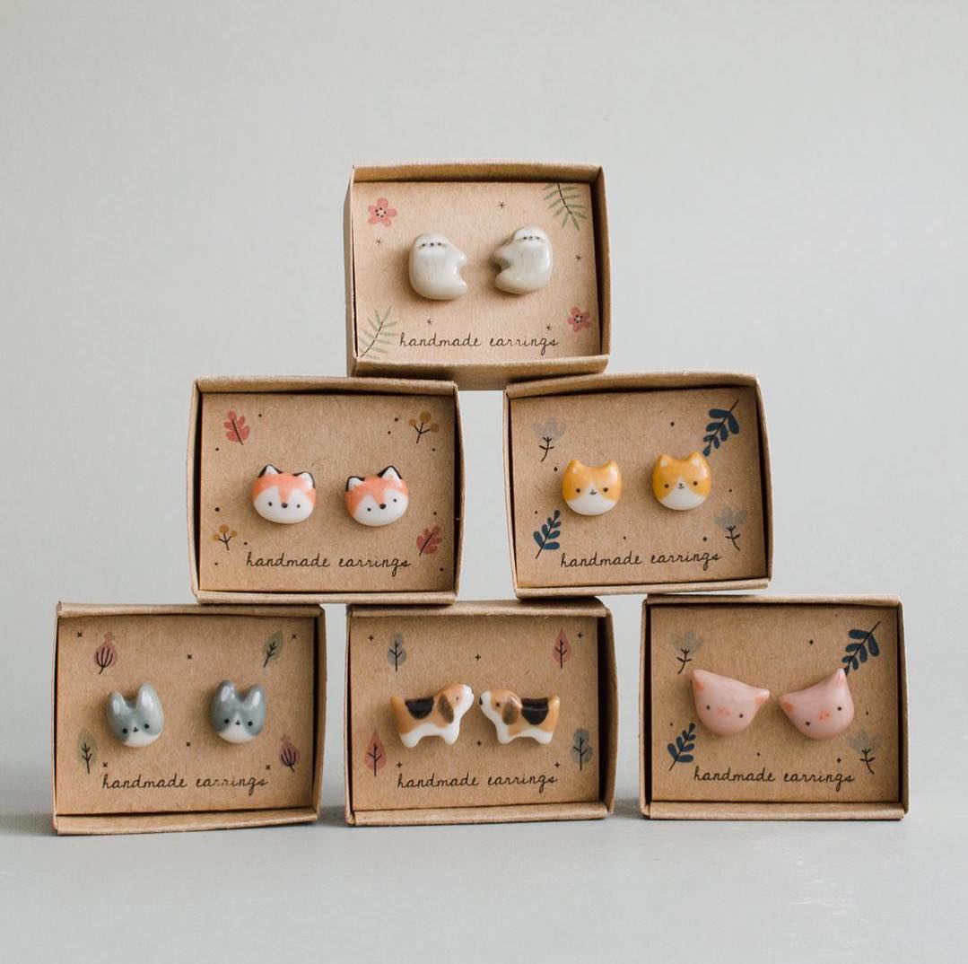 Animal Earrings by Tiny Supply