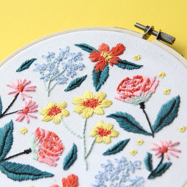 Hand embroidery kit