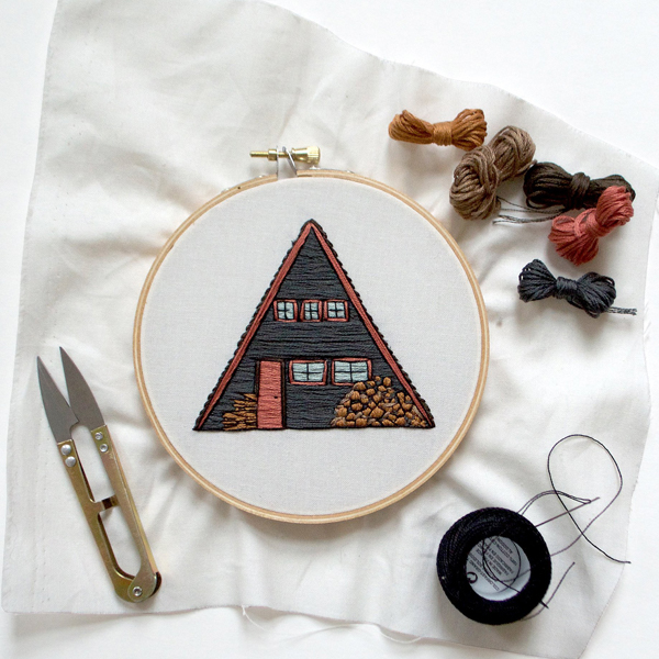 Hand embroidery pattern by Sarah K. Benning