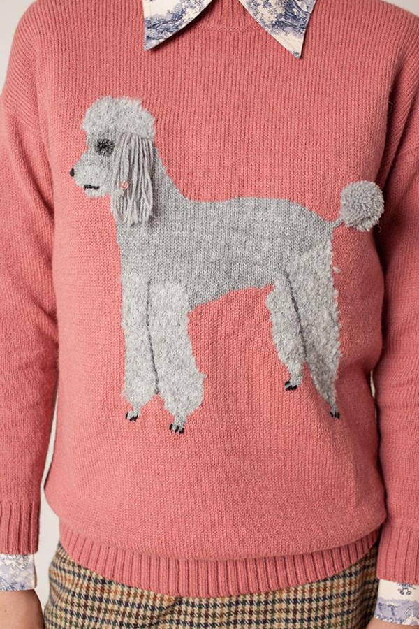 Poodle sweater by Rachel Antonoff