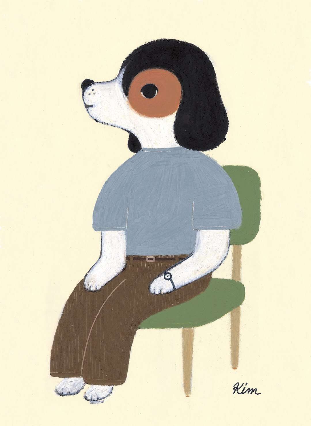 Dog illustration by Seungyoun Kim