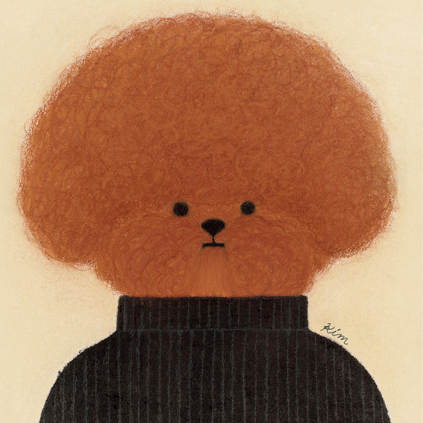 Dog illustration by Seungyoun Kim