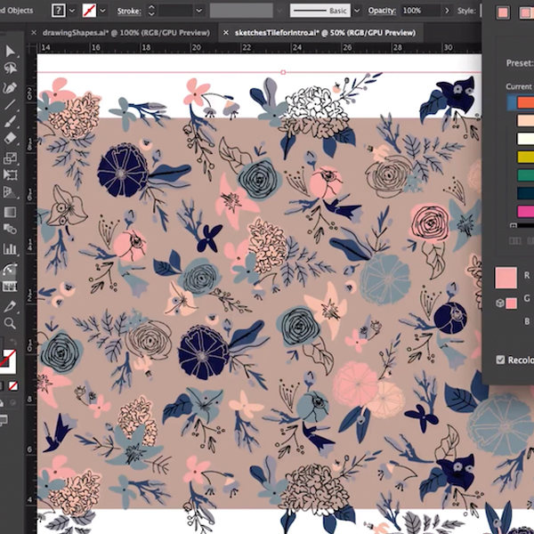 Learn how to create patterns on Skillshare