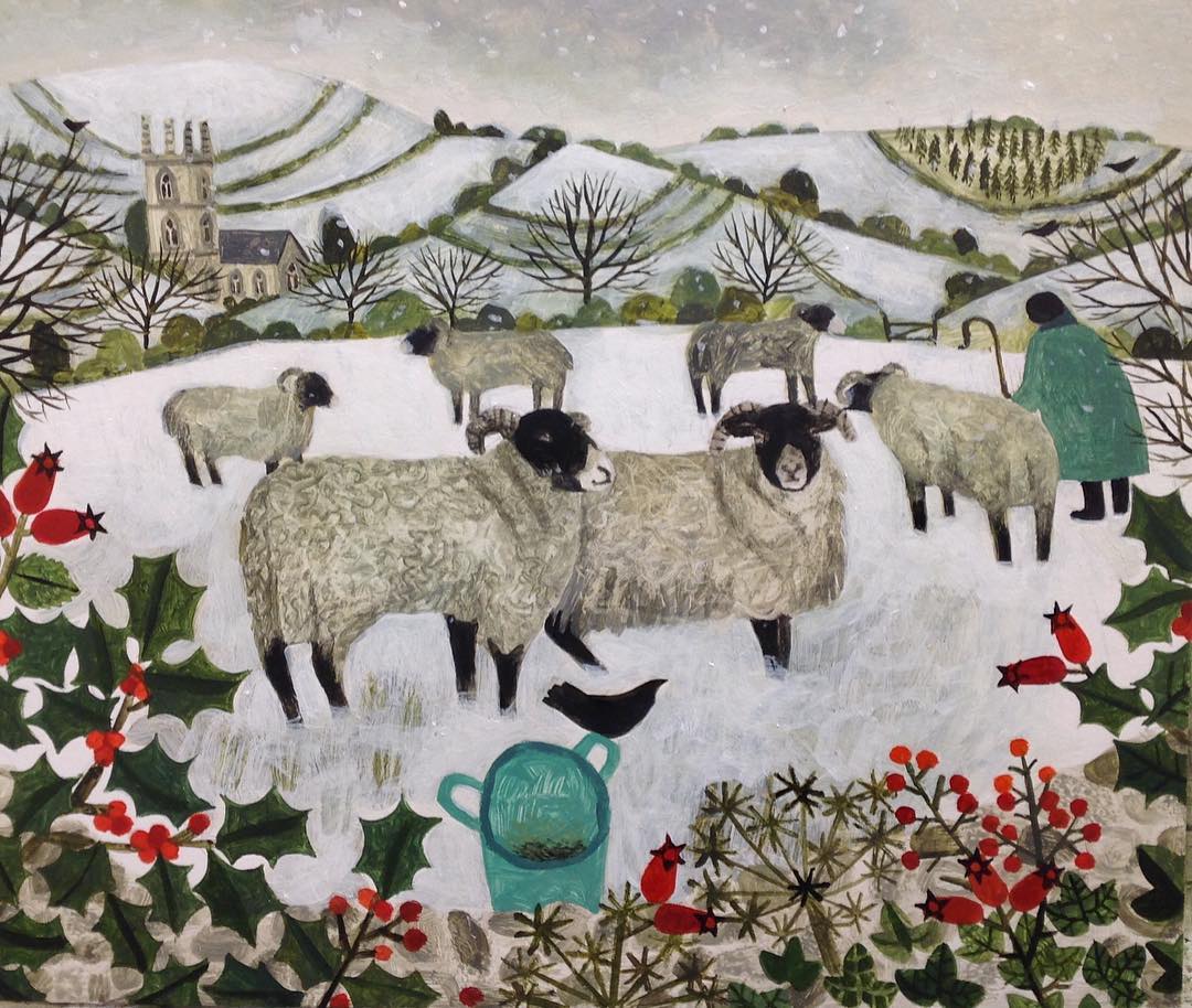 Winter art by Vanessa Bowman