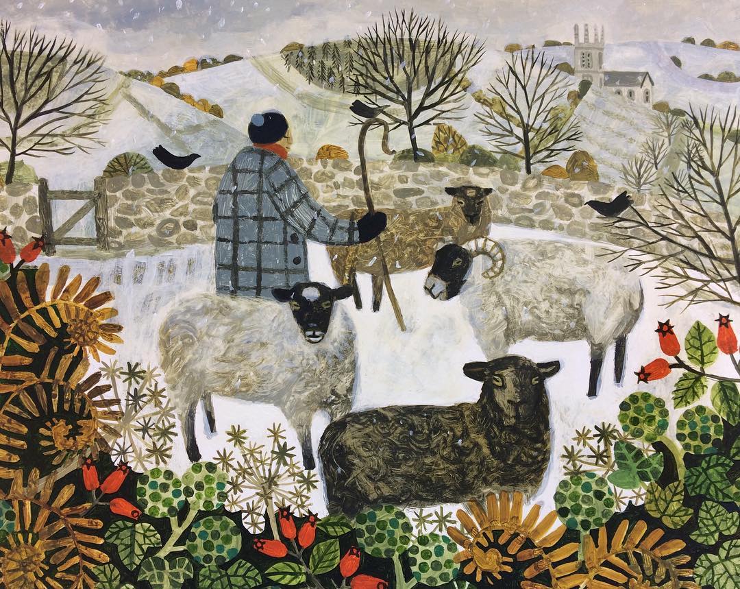 Winter art by Vanessa Bowman