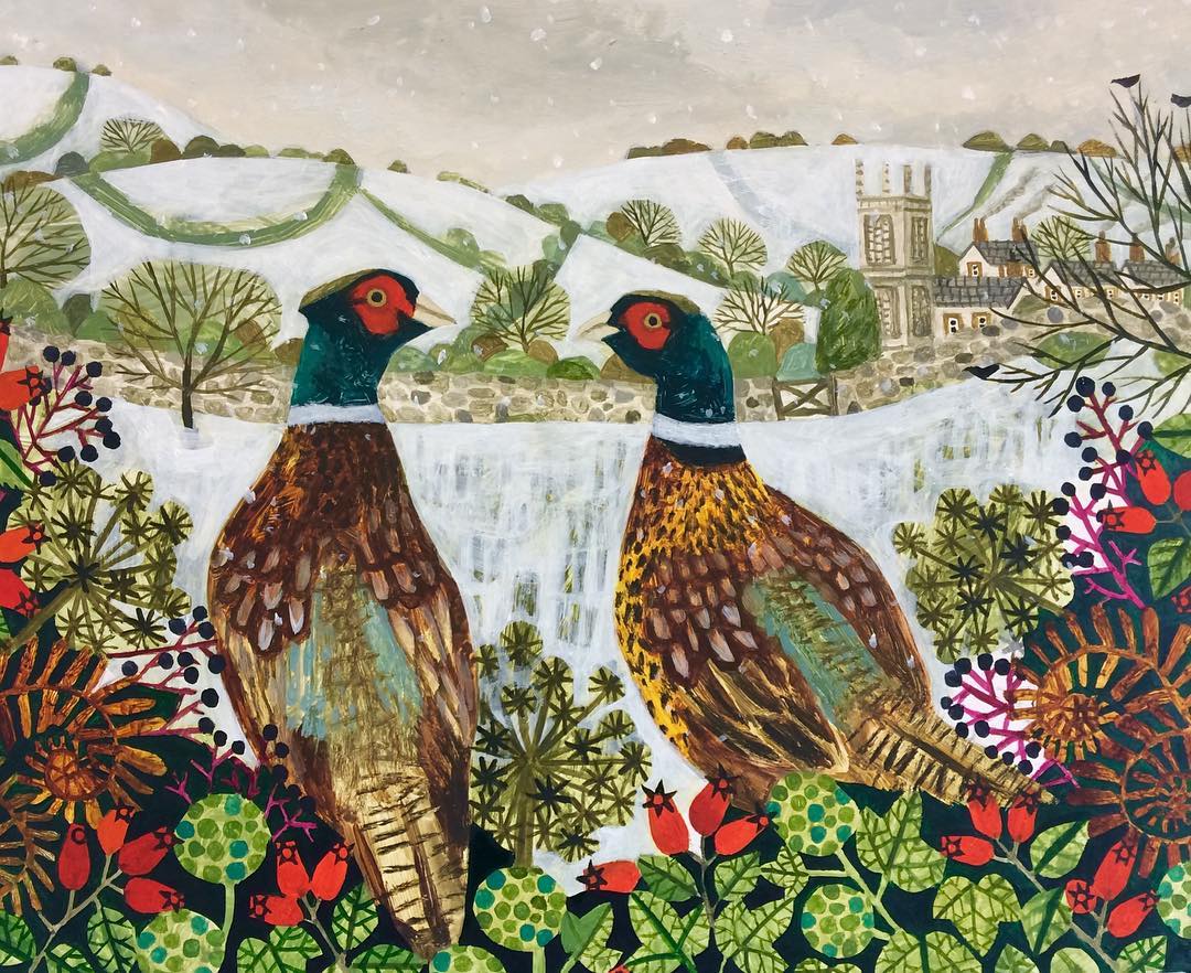 Winter art by Vanessa Bowman