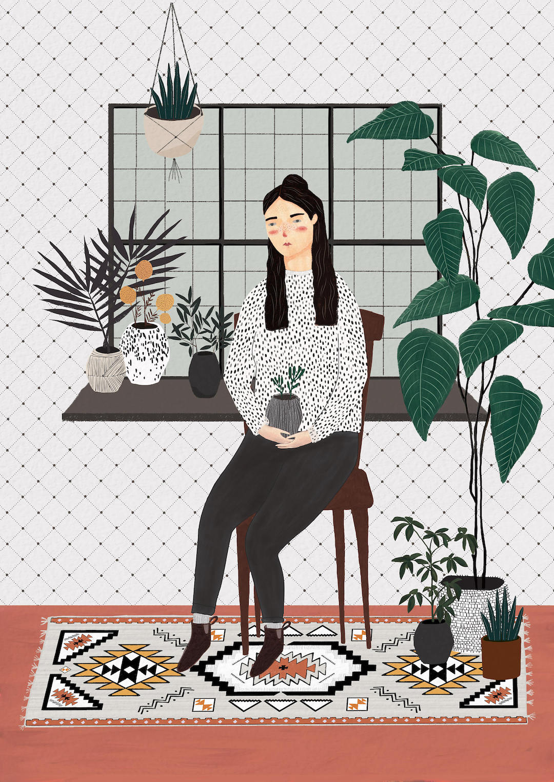 Interior illustration by Chloe Joyce