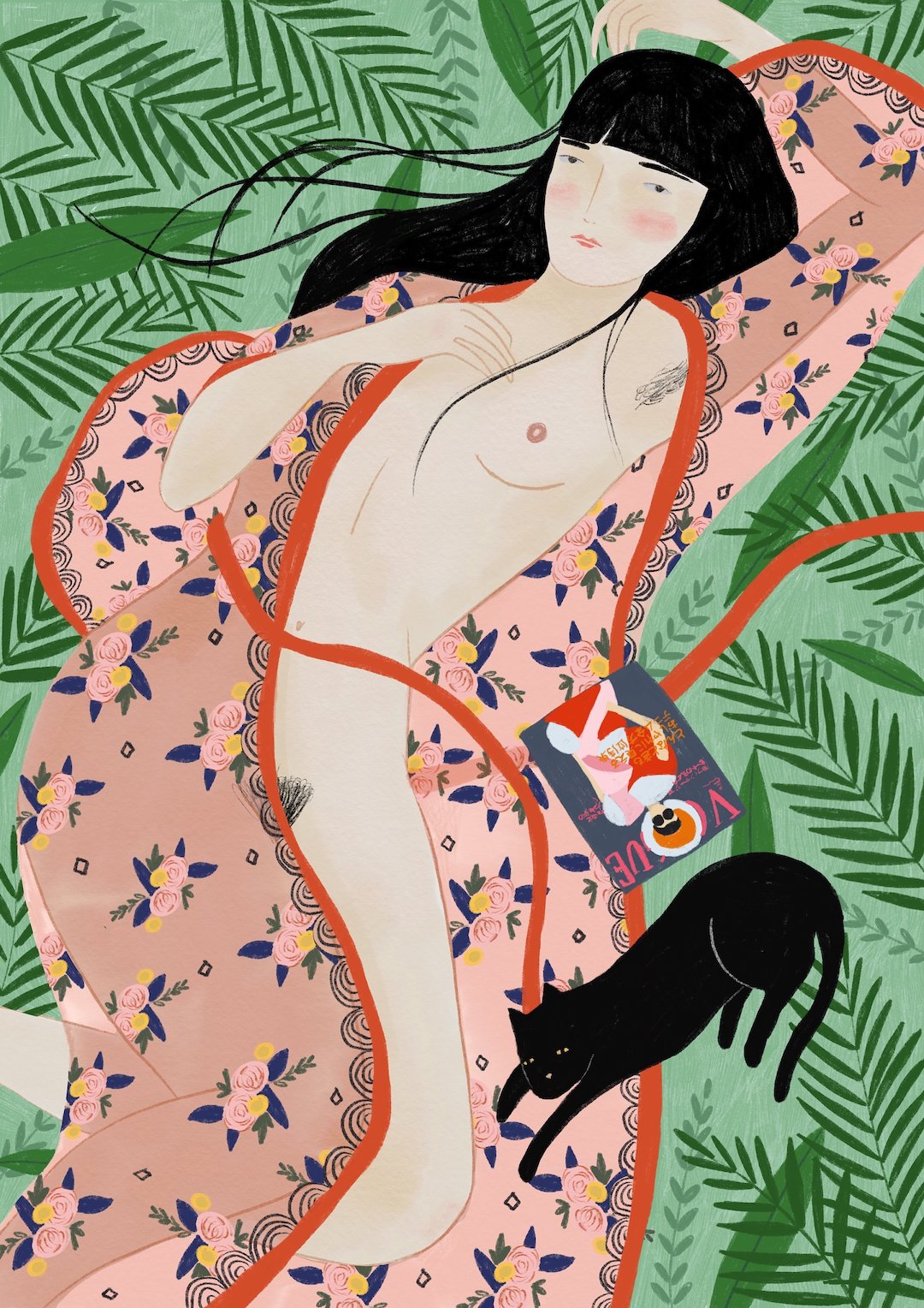 Plant lady illustration by Chloe Joyce